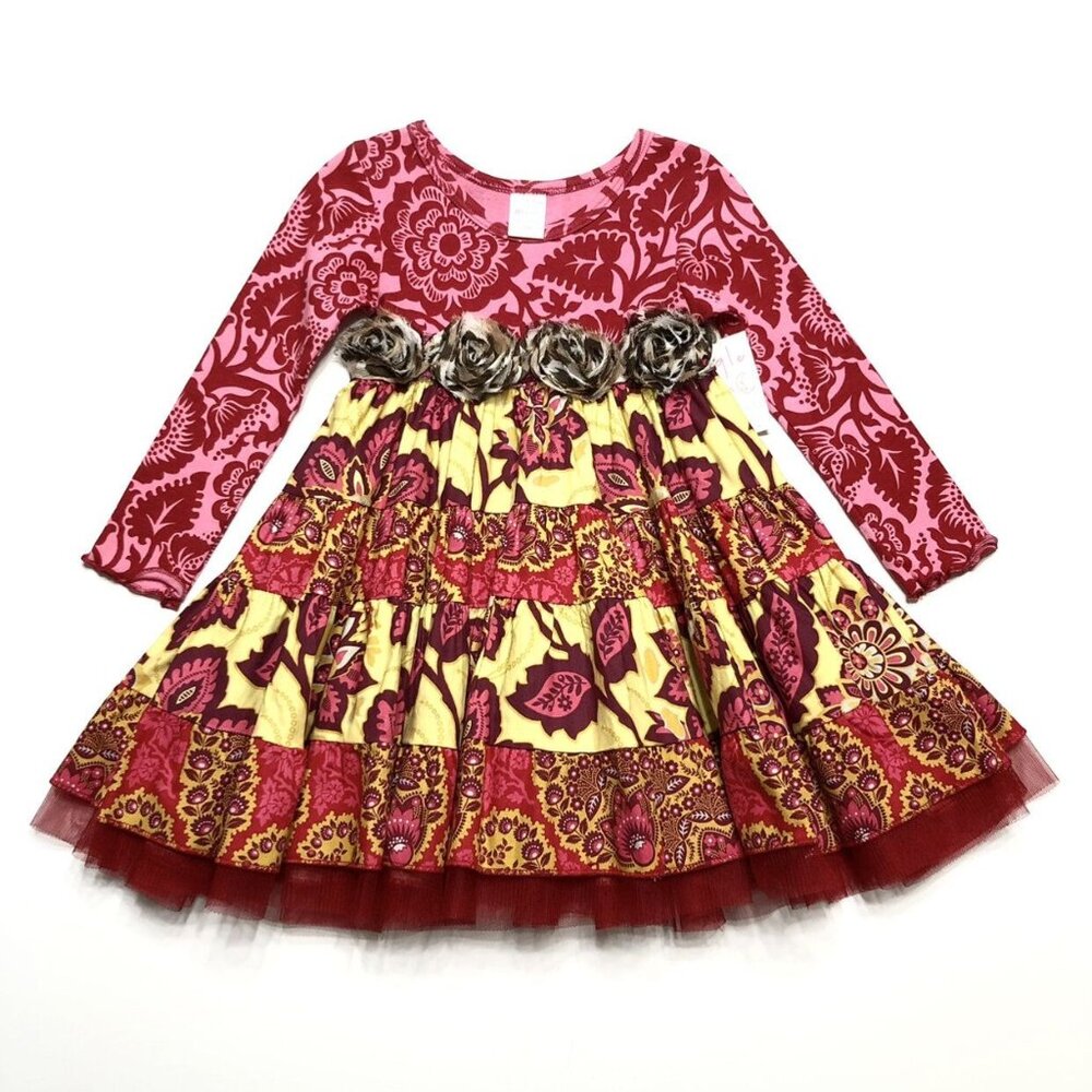 NWT • GIGGLE MOON 🌙 Twirl Dress {24M/2T}